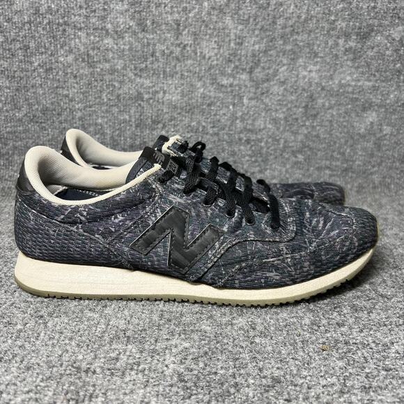 New Balance 620 Shoes Womens Size 9.5 Black Gray Pattern Retro Sneakers CW620LE - Picture 1 of 9